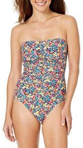  NEW Anne Cole Budding Romance Shirred Front One piece Swimsuit size 8 - £43.51 GBP
