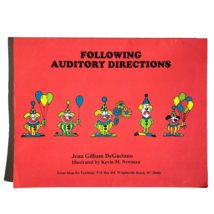 Following Auditory Directions by Jean Gilliam DeGaetano paperback Teachi... - £70.61 GBP
