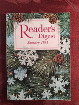 Readers Digest January 1961 Oscar Schisgall Elsa Schiaparelli Eugene Lyons - £12.66 GBP