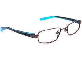 Nike Kids&#39; Eyeglasses 4673 924 Gunmetal/Black/Blue Rectangular Frame 45[]17 135 - £31.89 GBP