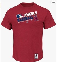 Majestic MLB Men&#39;s Authentic Collection Team Choice T-Shirt (LA Angels of Anahei - £14.78 GBP