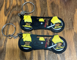 Defunct wheelman off road skateboard wheelmanus advertising keyrings - $19.75