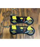 Defunct wheelman off road skateboard wheelmanus advertising keyrings - $19.75
