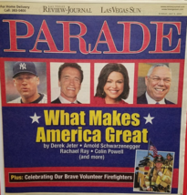 What Makes America Great? Volunteer Firefighters @ PARADE Magazine July 5 2009 - £4.74 GBP