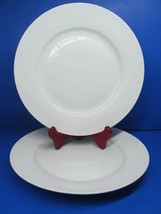 Royal Worcester A 10 Neo Classic White Set Of Two 11&quot; Dinner Plates GUC - £22.67 GBP