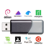 Top 10 Linux Distro Mega Pack Live USB Collection Multiboot BIOS/UEFI - £31.65 GBP+