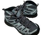 Salomon Women&#39;s X Ultra Pioneer Mid Waterproof Hiking Boots Ebony Gray S... - £63.19 GBP