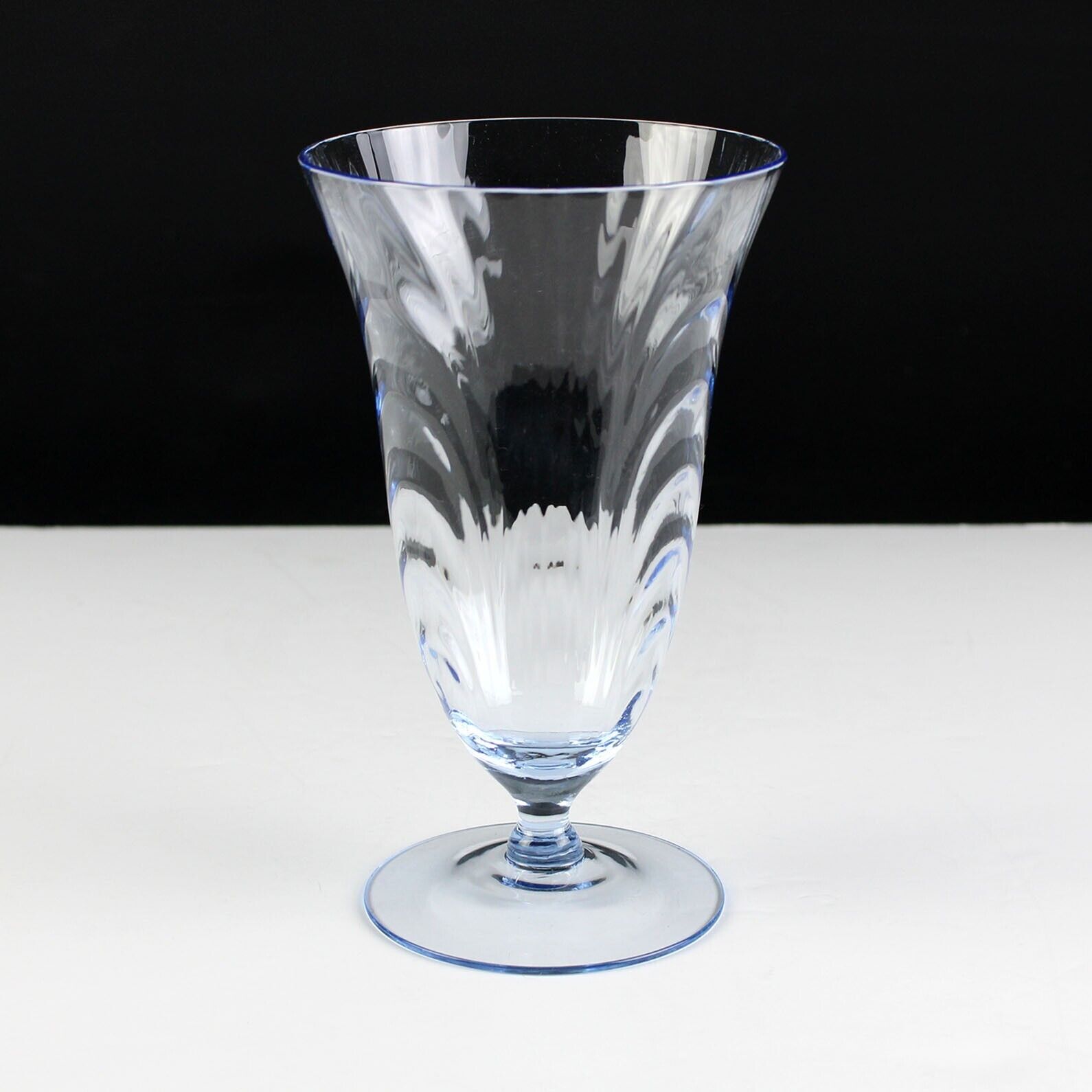 Primary image for Cambridge Caprice Blue 12oz Footed Tumbler Vintage Elegant Iced Tea Glass 6 1/8"