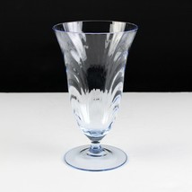 Cambridge Caprice Blue 12oz Footed Tumbler Vintage Elegant Iced Tea Glass 6 1/8&quot; - £19.65 GBP