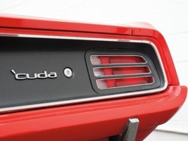 NOS 70 PLYMOUTH &quot; CUDA&#39; &quot; REAR TAIL PANEL EMBLEM - $495.00