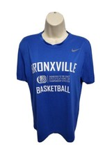 Bronxville High School Basketball Womens Medium Blue TShirt - £15.72 GBP