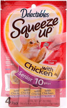 Hartz Delectables Senior Squeeze Up Chicken Cat Treat with Vitamin E and B - £4.69 GBP
