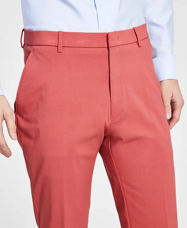Tommy Hilfiger Modern-Fit TH Flex Stretch Performance Pant Red Men Sz 32x32 NWT Item image 4