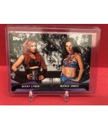 BECKY LYNCH/ MICKIE JAMES 2017 TOPPS WWE WOMEN DIVISION RIVALRIES INSERT... - £3.92 GBP
