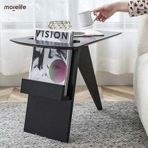 Nordic Light Luxury Side Table with Magazine Shelves - £213.47 GBP