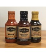 Variety Pack Of 3 Bottles Tony Romas Original, Carolina Honeys, Buffalo ... - $1,184.21 MXN