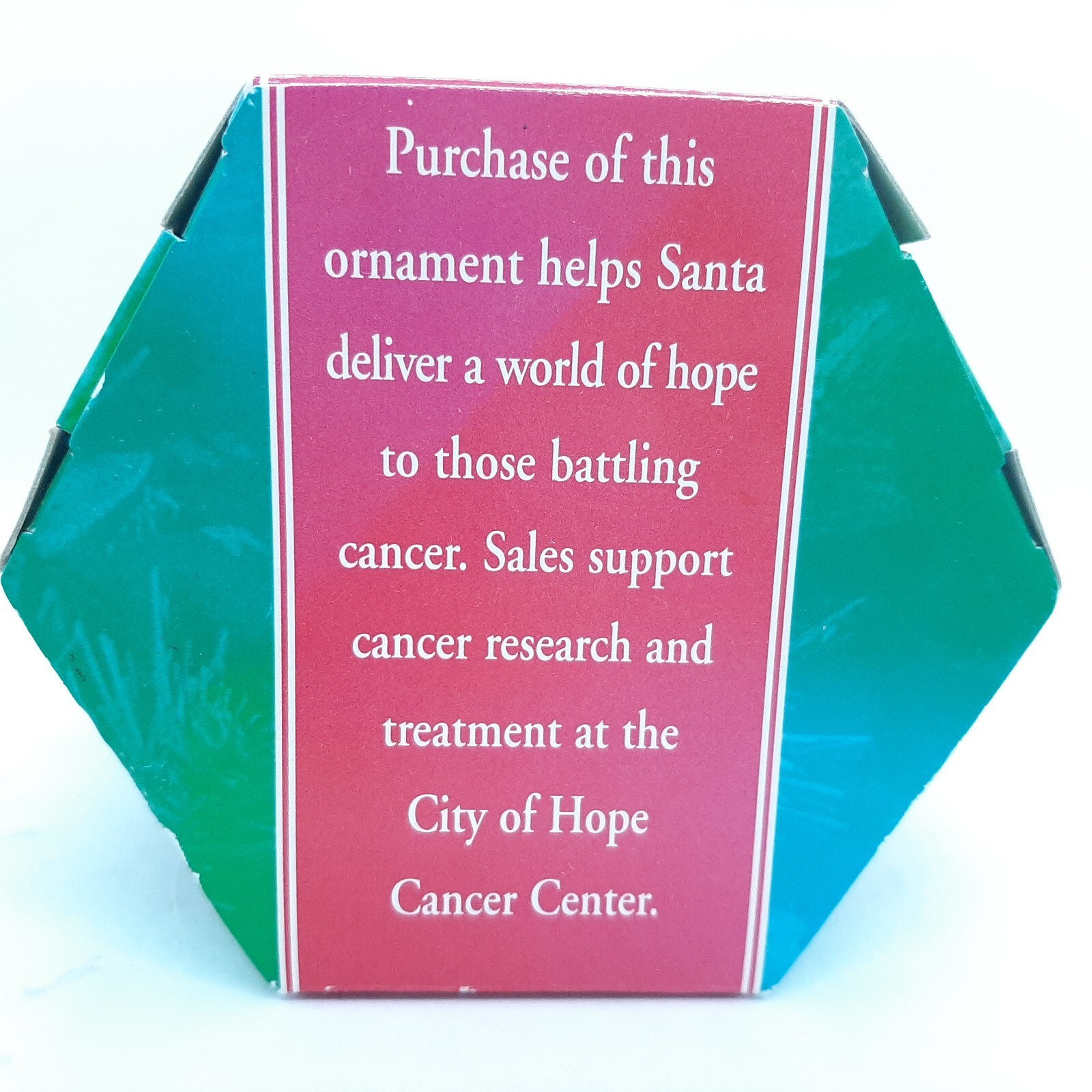 "Santa's List" Christmas Ornament by City of Hope approximately 7.5" tall Item image 4