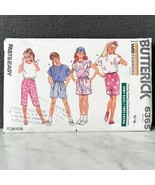Butterick Top-Shorts-Pants-Skirt Vintage Sewing Pattern 6365 Girls 12-14... - $174.14 MXN