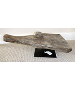 Sepik River Papua New Guinea Carved Canoe Prow, 15 inch on metal stand - $280.35 CAD