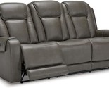 Signature Design by Ashley Card Player Contemporary Faux Leather Tufted ... - $3,529.99