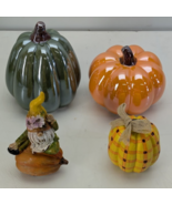 &quot;Harvest Gnome&quot; &amp; &quot;Ceramic Pumpkin&quot; Autumn/Fall Classic Home Decors - Lo... - $632.43 MXN