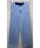 Rag &amp; Bone Womens Jeans 25 Massive Crystal Wash High Rise Wide Leg - $43.45