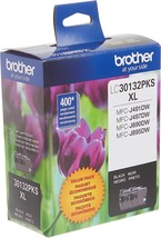 The Genuine Brother Lc30132Pks 2-Pack High Yield Black Ink Cartridges, With A - £45.53 GBP