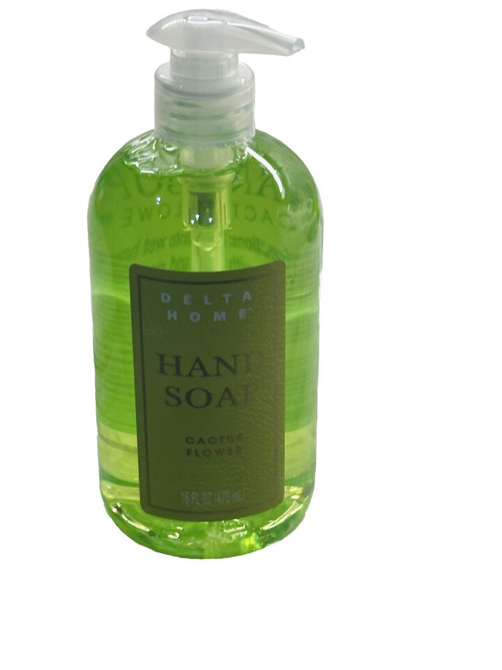 Delta Home Cactus Flower Liquid Hand Soap 16 Floz/ 473ml. Made In Canada