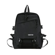 Casual Ox Large Capacity Backpa Solid Color Simple Mochila Shoulder School Bags  - £28.88 GBP