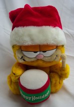 Vintage Dakin 1981 Christmas Garfield As Little Drummer Boy 9&quot; Plush Stuffed Toy - £23.35 GBP