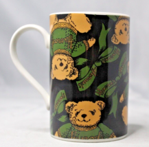 Harrods Knightsbridge Cup Mug Teddy Bear Green Logo Sweater Jumper Scotland - £10.71 GBP