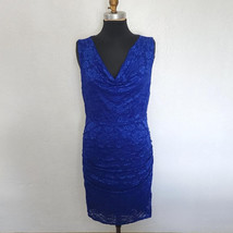 Cache Blue Lace Sheath Dress Size 0 - £21.66 GBP