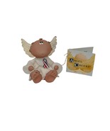 Russ Angel Cheeks Kirk&#39;s Kritters Angel with Ribbon Patriotic Figurine 2... - $9.79