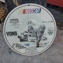 1992 Vintage Style Mesa Marin Raceway Skoal Bandit Racing Fantasy Porcelain Sign - £99.90 GBP