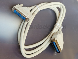 6FT DB25 Male to Centronics 36 Male IEEE1284 Parallel Printer Cable US seller - £7.74 GBP