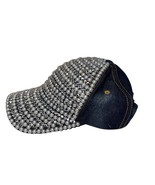 29 Palms Womans Faux Pearls &amp; Rhinestone Blue Jean Leather Adjustable Ca... - €23,79 EUR