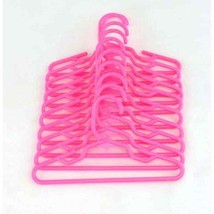 Doll Clothes Hangers 7inch Set of 5 Pink Plastic 18-inch - $9.87
