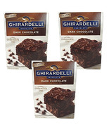 Ghirardelli Chocolate Lovers Dark Chocolate Brownie Mix - Pack of 3, 20o... - $456.16 MXN