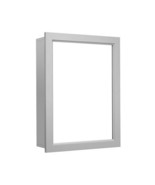 Wall-Mounted Mirrored Medicine Cabinet-Gray - Color: Gray - £83.56 GBP