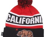 Dissizit! Cali Oso California Rojo Negro Pompón Gorro Slick La Compton I... - $17.98