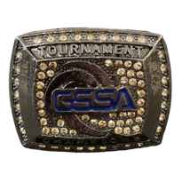 Great Southern Sports Association GSSA Grey Baseball Tournament Ring Sz 11.5 - £15.98 GBP