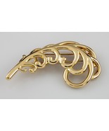 Tiffany &amp; Co. 1980 18k Yellow Gold Paloma Picasso Large Plume Brooch - $6,127.06 CAD