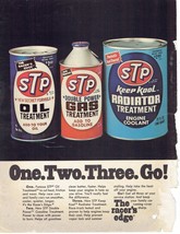 70&#39;s STP Motor Oil Print Ad Automobile 8.5&quot; x 11&quot; - £15.18 GBP