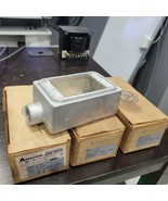 {3} Appleton FSC-1-50 Malleable Iron Outlet Box 1/2&quot; Threaded Holes NEW ... - $38.00