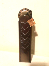 New Heart Candle sconce in Antiqued Brass image 3