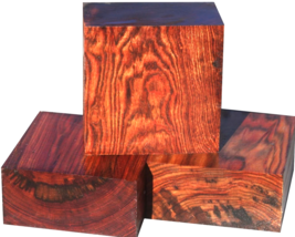 ONE LARGE EXOTIC CHECHEN BOWL BLANK TURNING BLANK LUMBER WOOD 8&quot; X 8&quot; X 3&quot; - $64.30