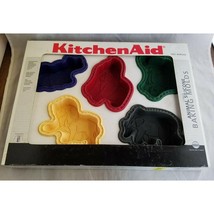 KitchenAid Animal Silicone Baking Molds Lion Monkey Rhino Elephant Alligator - £15.90 GBP