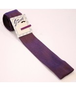 J. SCOTT Straight Edge INDIGO Dark Purple SUIT TIE Free Shipping - £45.89 GBP
