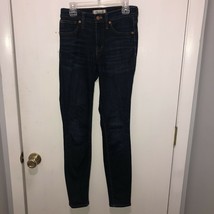 Madewell 9 Inch High-Rise Skinny Denim Jeans Womens 24 Medium Wash - £15.50 GBP