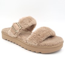 Koolaburra Women Double Strap Slide Sandals Furr-Ah Size US 5 Amphora Faux Fur - £33.94 GBP